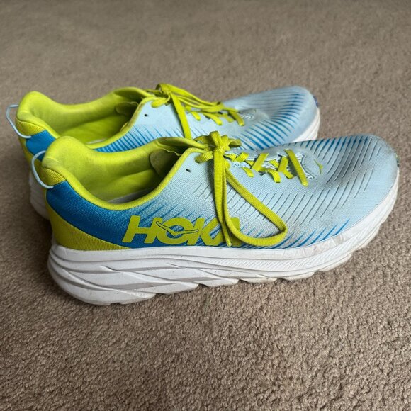 Other - HOKA Rincon 3 Running Shoes Mens 11.5 M Blue Green Used